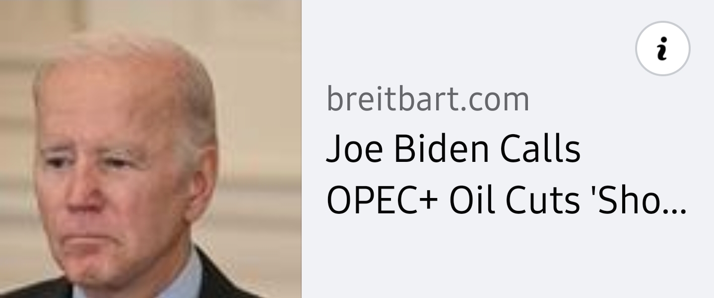 Joe Biden stealing more oil from the American people to buy votes